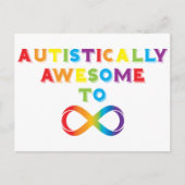 Autistisch Geweldige tot oneindig Briefkaart (Voorkant)