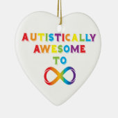 Autistisch Geweldige tot oneindig Keramisch Ornament (Rechts)