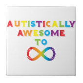 Autistisch Geweldige tot oneindig Tegeltje (Voorkant)