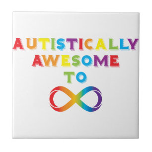 Autistisch Geweldige tot oneindig Tegeltje