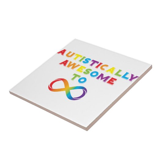 Autistisch Geweldige tot oneindig Tegeltje (Zijkant)