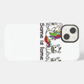 Autistisch | Hetzelfde als ik doe wat ik wil dat U iPhone Hoesje (Achterkant horizontaal)