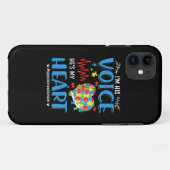 Autistisch | Ik ben zijn stem Hij is mijn hart Case-Mate iPhone Case (Achterkant (horizontaal))