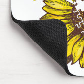 Autistisch | In een wereld vol Rozen is een zonneb Muismat (Hoek)