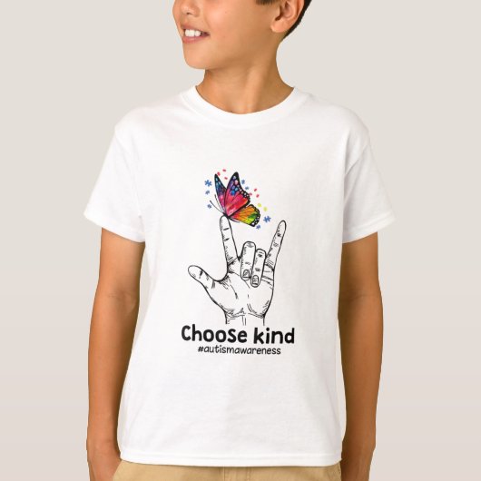 Autistisch | Kies een soort autisme-bewustmakingsv T-shirt (Voorkant)