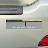 Autistisch Kind Aan Boord Bumpersticker (Op auto)
