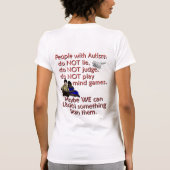 Autistisch kind/Verandering niet voor de wereld T-shirt (Achterkant)