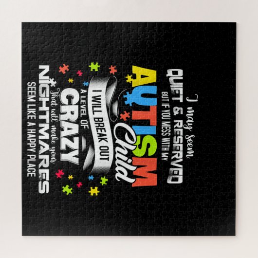 Autistisch | Kind voor autisme Ik zal een niveau b Legpuzzel (Horizontaal)