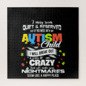 Autistisch | Kind voor autisme Ik zal een niveau b Legpuzzel (Verticaal)