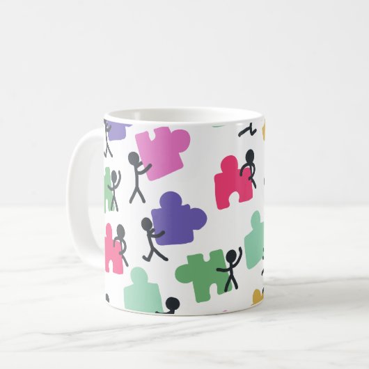 autistisch koffiemok (Voorkant links)