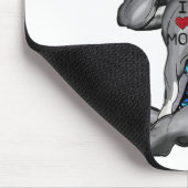 Autistisch | Kol Pitbull I Love Mam Autism Puzzle Muismat (Hoek)