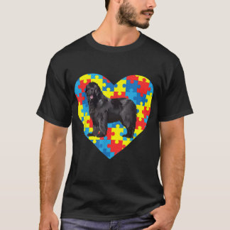 Autistisch | Love Heart Newfoundland Newfie Puzzle T-shirt