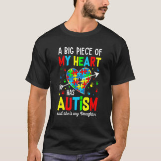Autistisch meisje mijn hart heeft autisme. Ze is m T-shirt