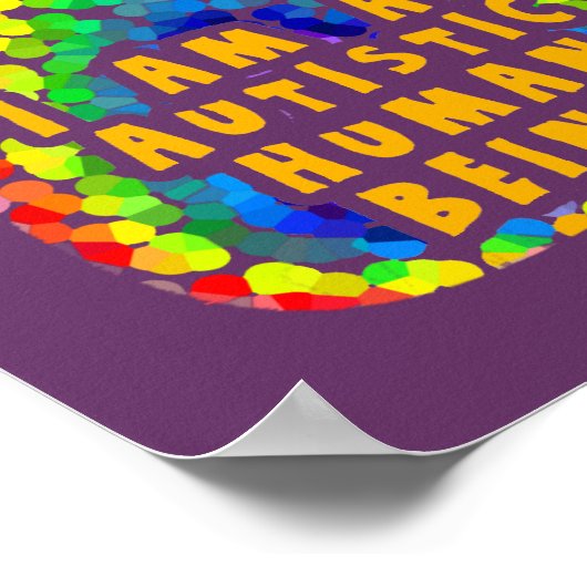 Autistisch menselijk Poster (Hoek)