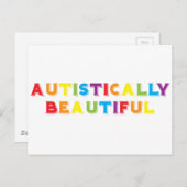 Autistisch mooi briefkaart (Voorkant / Achterkant)