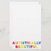Autistisch mooi briefpapier (Voorkant / Achterkant)