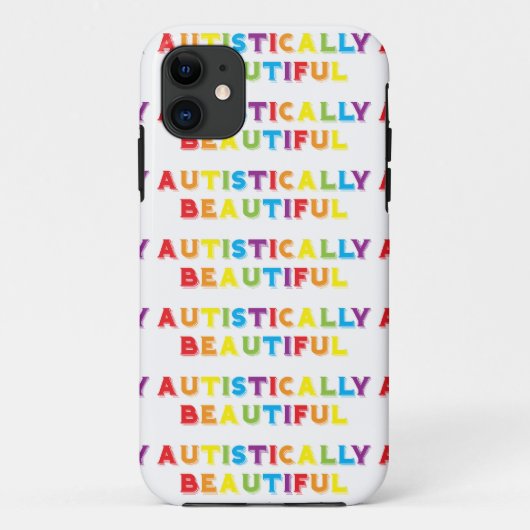 Autistisch mooi Case-Mate iPhone case (Achterkant)