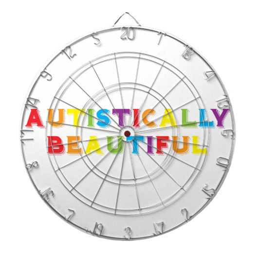 Autistisch mooi dartbord (Voorkant)