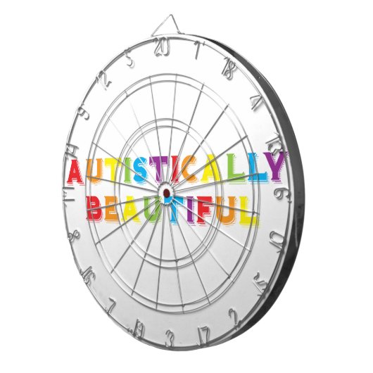 Autistisch mooi dartbord (Voorkant Rechts)