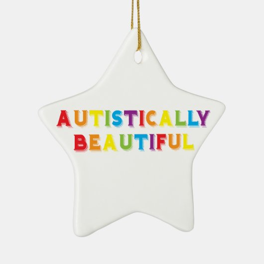 Autistisch mooi keramisch ornament (Rechts)