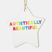 Autistisch mooi keramisch ornament (Links)