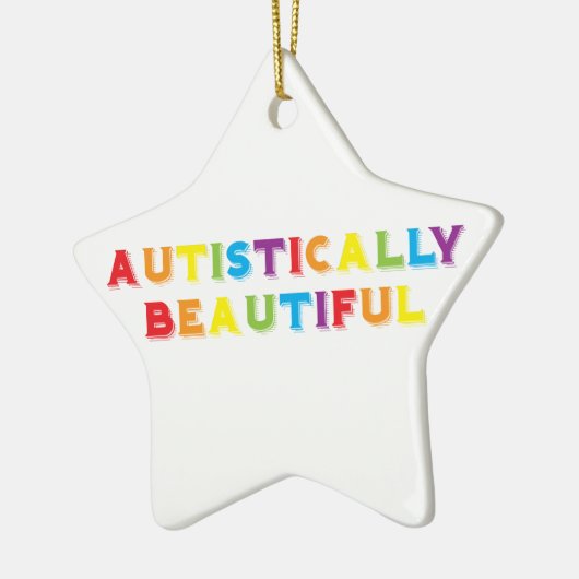 Autistisch mooi keramisch ornament (Links)