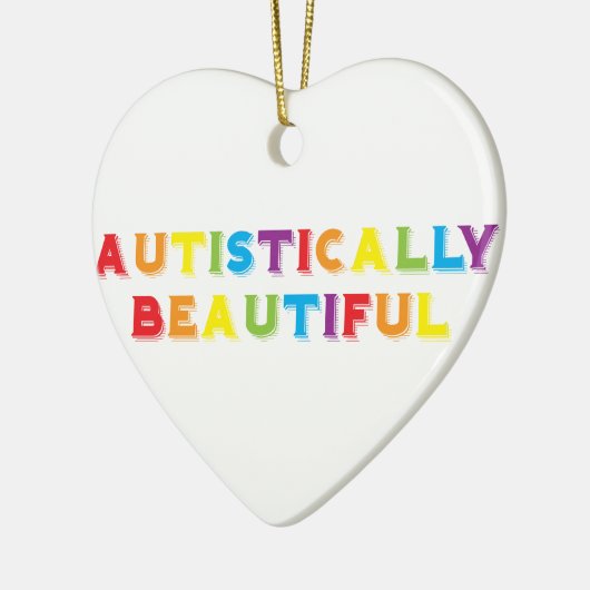 Autistisch mooi keramisch ornament (Links)