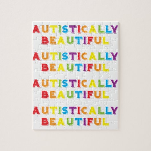 Autistisch mooi legpuzzel (Verticaal)