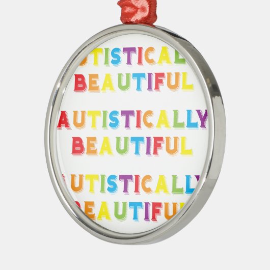 Autistisch mooi metalen ornament (Links)