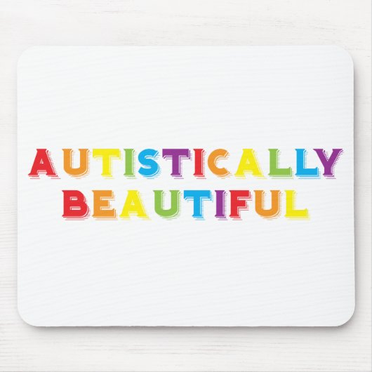 Autistisch mooi muismat (Voorkant)