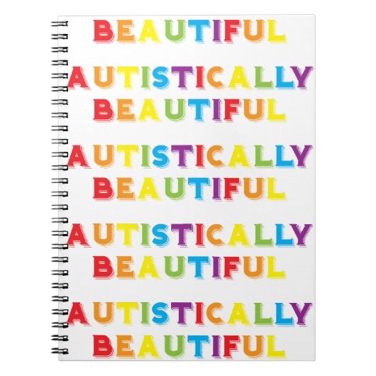 Autistisch mooi notitieboek (Voorkant)