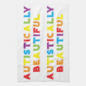 Autistisch mooi theedoek (Verticaal)