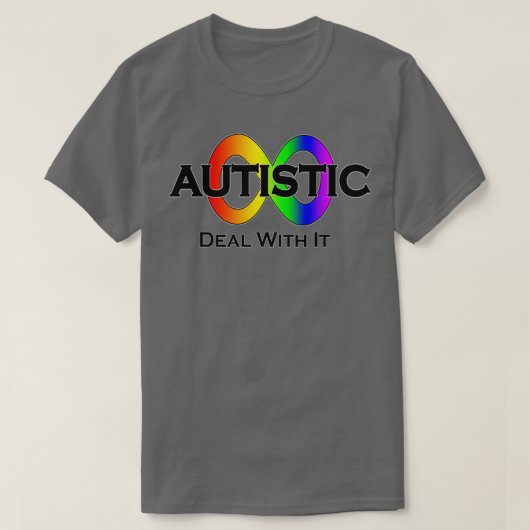 Autistisch omgaan met IT-neurodiversiteit T-shirt (Design voorkant)