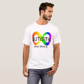 Autistisch omgaan met T-shirt (Voorkant volledig)