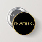 autistisch ontwerp ronde button 5,7 cm (Voorkant /achterkant)