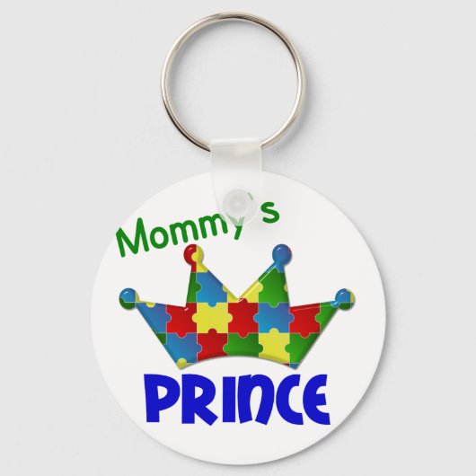 Autistisch prins 3 AUTISME Sleutelhanger (Voorkant)