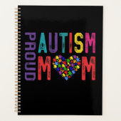 Autistisch | Proud Autism Mam Puzzle Piece Planner (Voorkant)