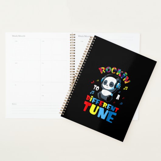 Autistisch | Raket naar een andere tune-luis-Panda Planner (Display)