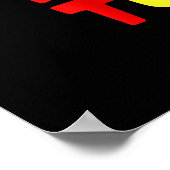 autistisch | Rockin naar een andere melodie Schatt Poster (Hoek)