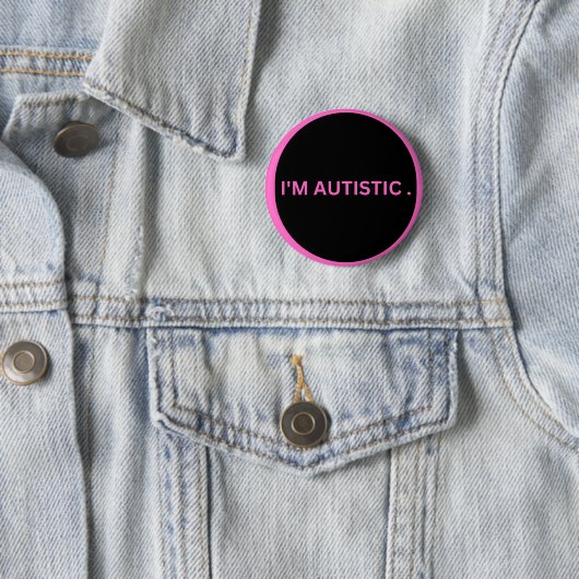 autistisch ronde button 5,7 cm (In situ)