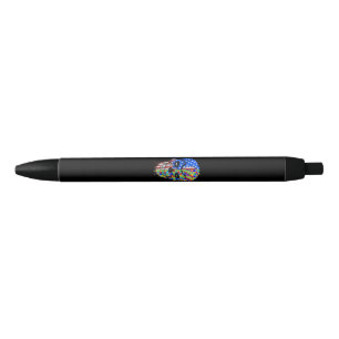 Autistisch Spooky Skull American Support Autisme Zwarte Inkt Pen