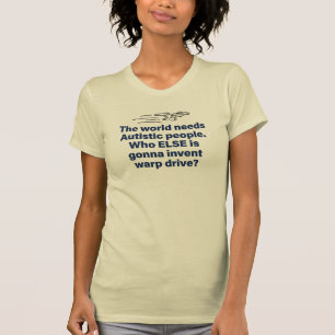 Autistisch, Star Trek, Grappig Autisme T-Shirt