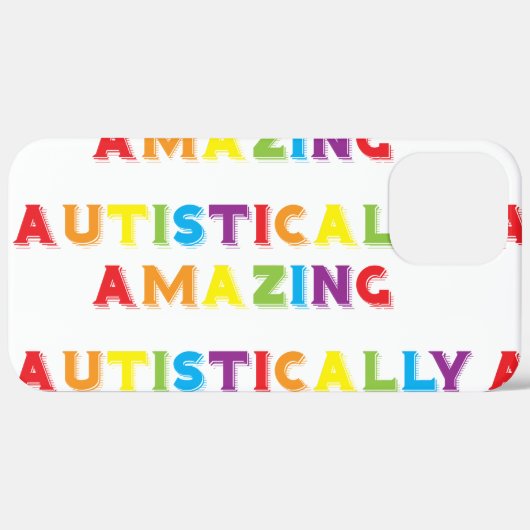 Autistisch verbazingwekkend Case-Mate iPhone case (Achterkant (horizontaal))