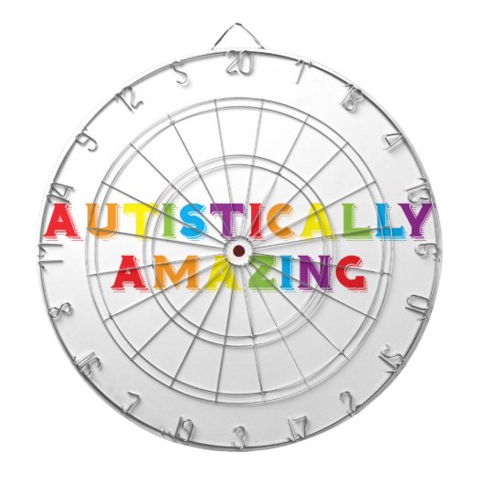 Autistisch verbazingwekkend dartbord (Voorkant)