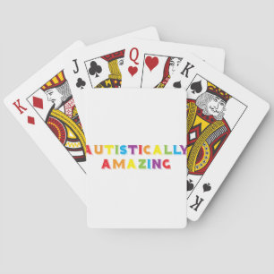 Autistisch verbazingwekkend pokerkaarten