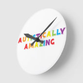 Autistisch verbazingwekkend ronde klok (Hoek)