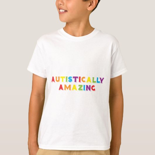Autistisch verbazingwekkend t-shirt (Voorkant)