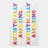 Autistisch verbazingwekkend theedoek (Verticaal)