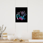 Autistisch | Wees bewuster van autisme Poster (Keuken)