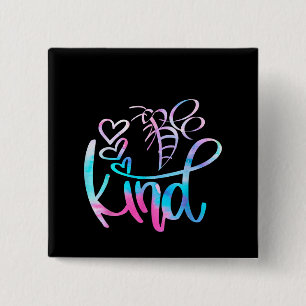 Autistisch Wees bewuster van autisme Vierkante Button 5,1 Cm